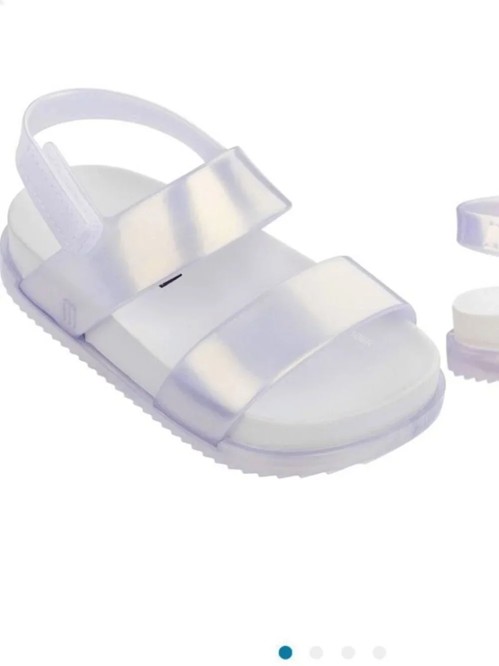 Mini Melissa Cosmic Sandals Silver